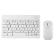LYUCRAZ Keyboard\u0026MOUSE 10 Inch Wireless Keyboard Set Candy Color Keyboard And Mouse For Laptop Pc